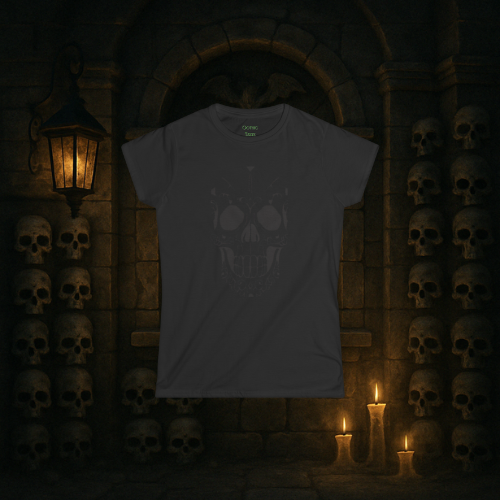 Blackout Skull Women's Tee