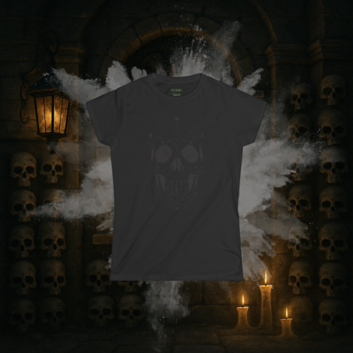 Blackout Skull Women's Tee
