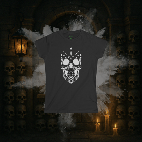 White Skull Women's Tee