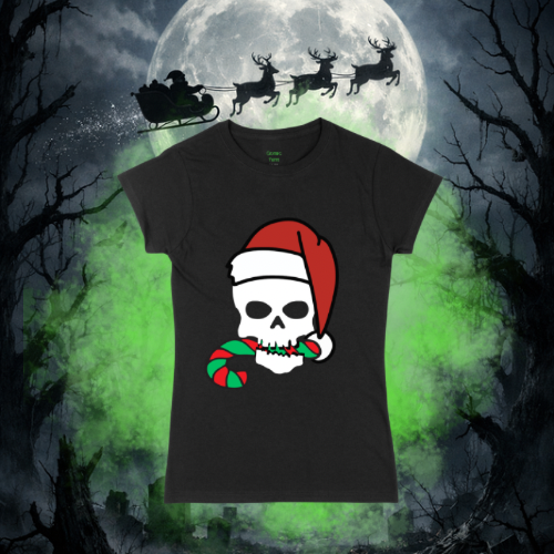 Skull Santa Womens