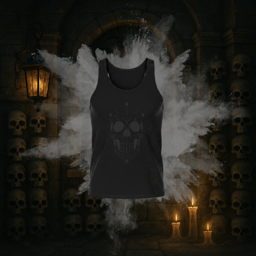 Blackout Skull Tank Top