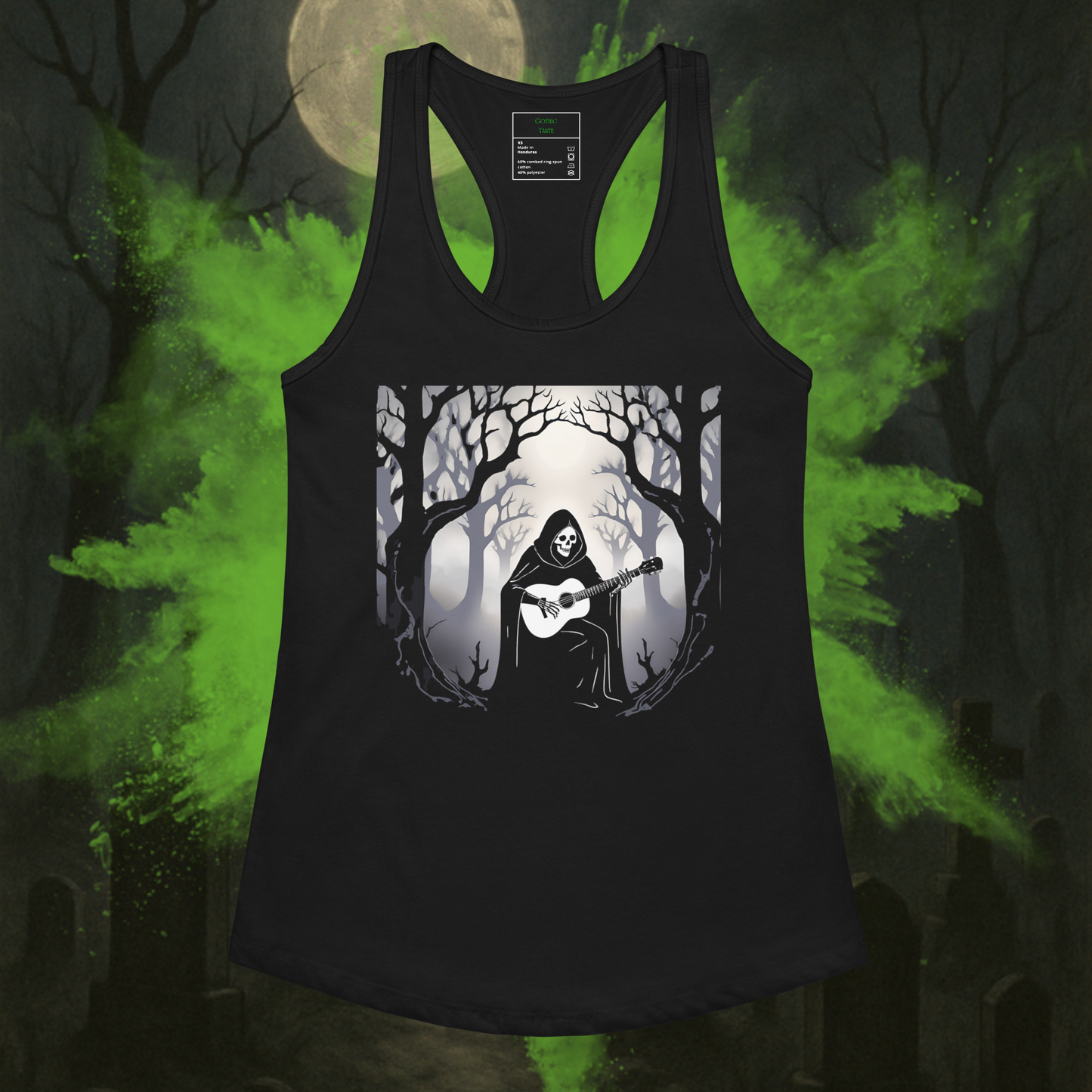 The Lone Boneman Women's racerback Tank Top