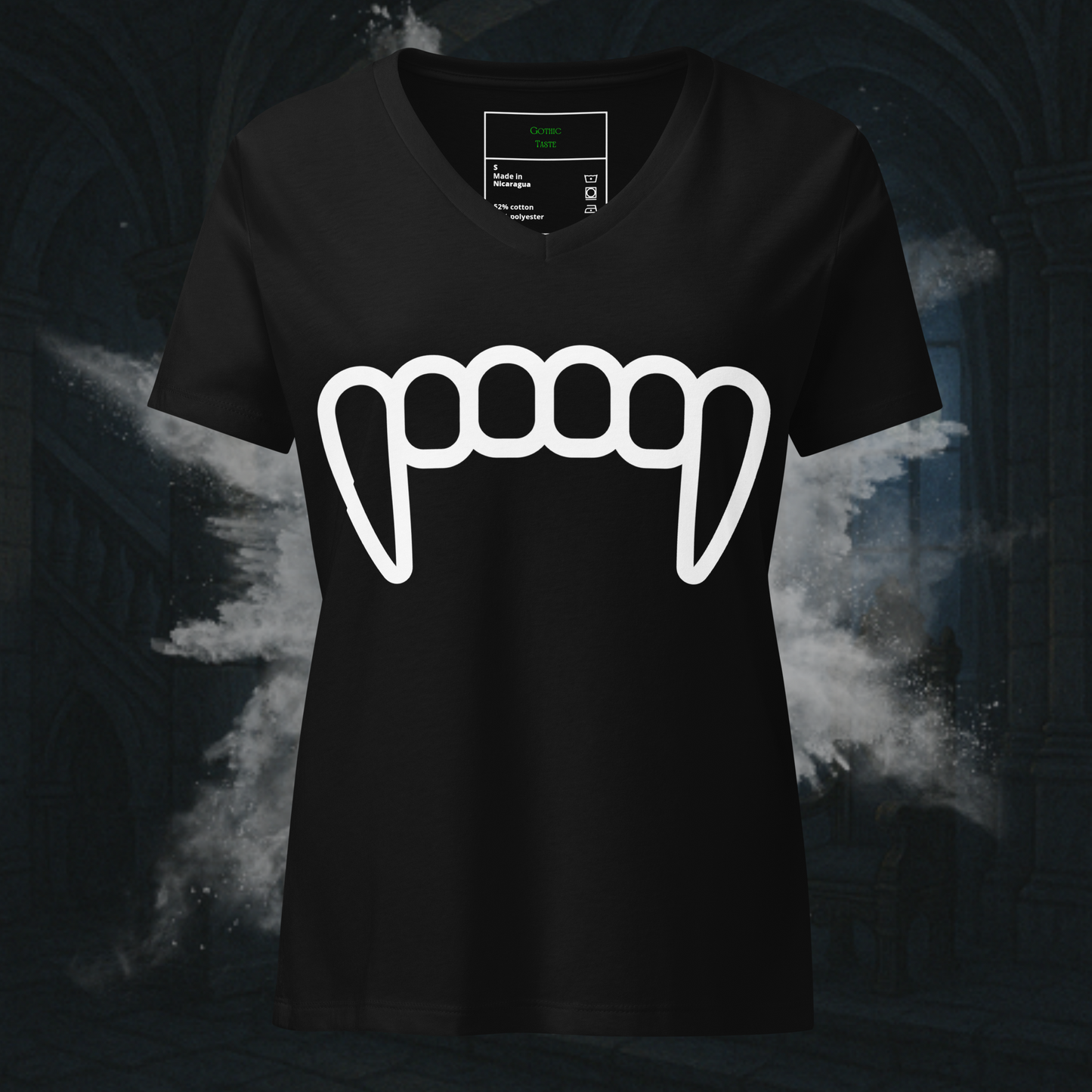 Fangs out Women’s V-neck Tee