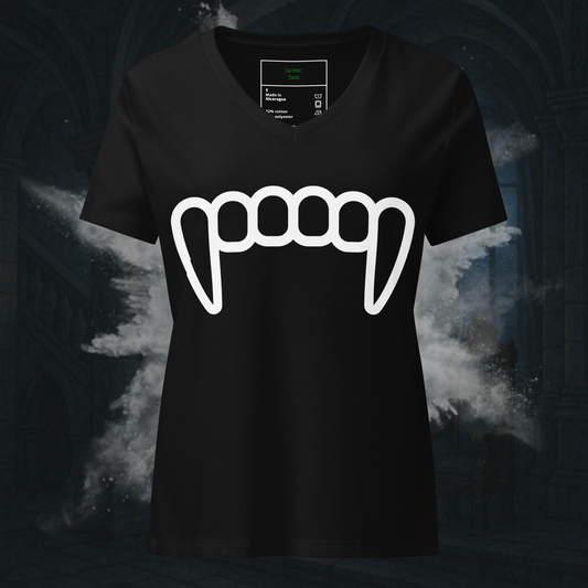 Fangs out Women’s V-neck Tee